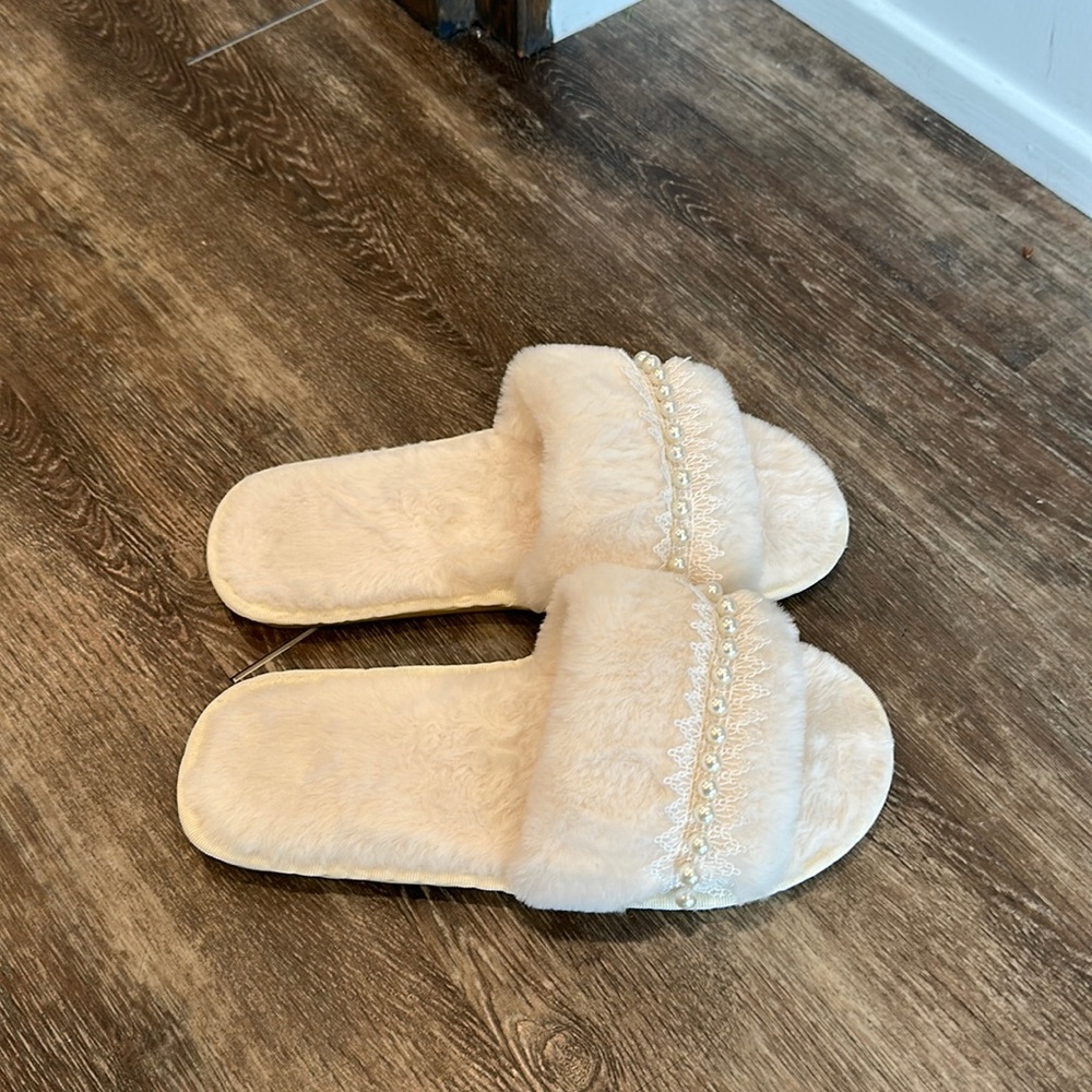 White slippers